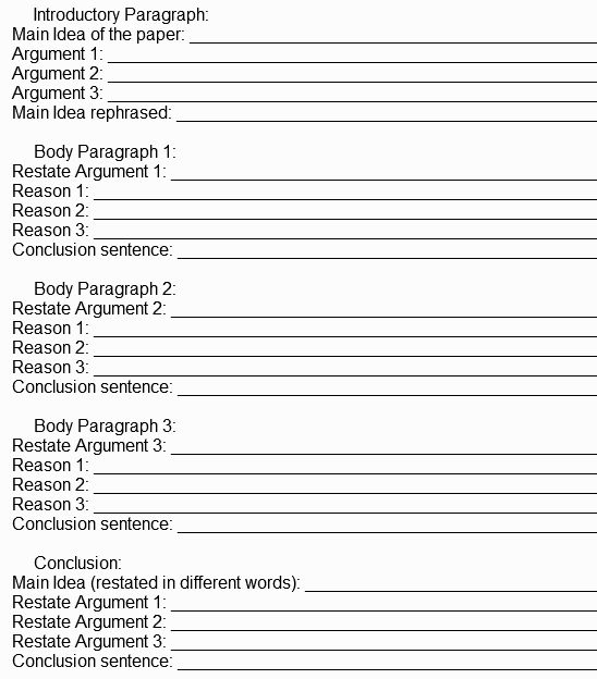apa research paper outline template pdf